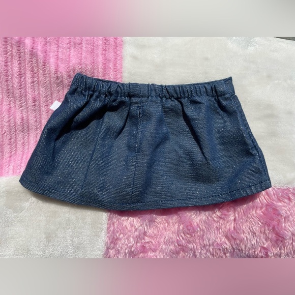 Build-A-Bear Sparkly Denim Skirt - Picture 4 of 7